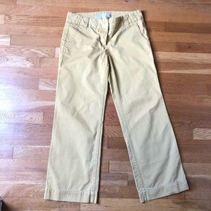 J.crew mustard chino pants
